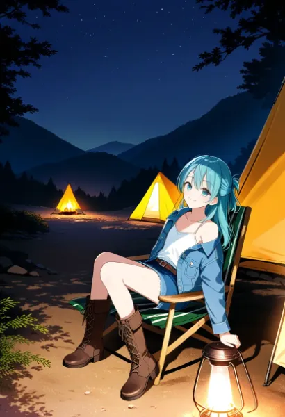 常磐アクア（お題：ランタン）