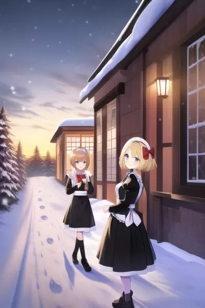 あら？雪かきは終わったのかしら？