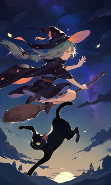 黒猫と魔女