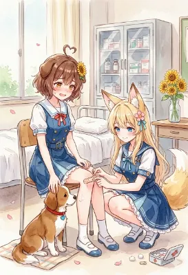 ばんそうこうペタリ