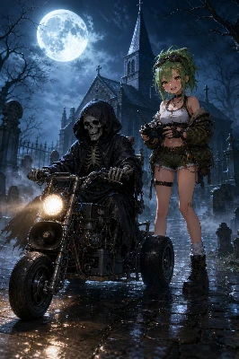 ゴーストライダーごっこ