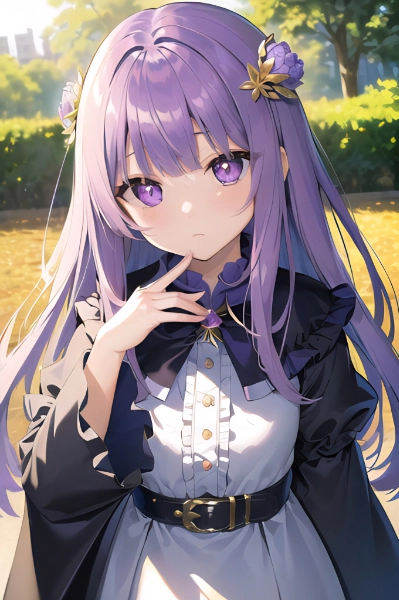 紫髪の少女