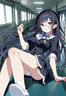 廊下にて