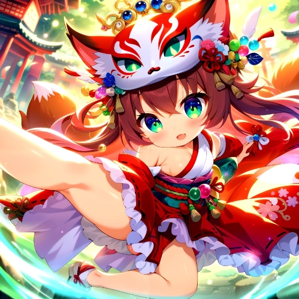 立ち向かう巫女