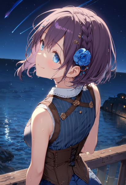 海から見える星