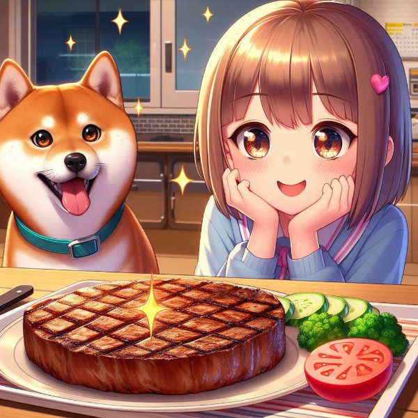 いい肉の日、美味しそうだね🤗美味しそうだฅ՞•ﻌ•՞ฅﾜﾝ