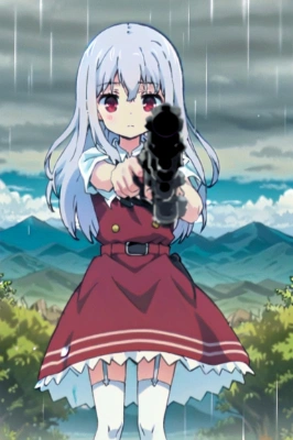 白髪少女