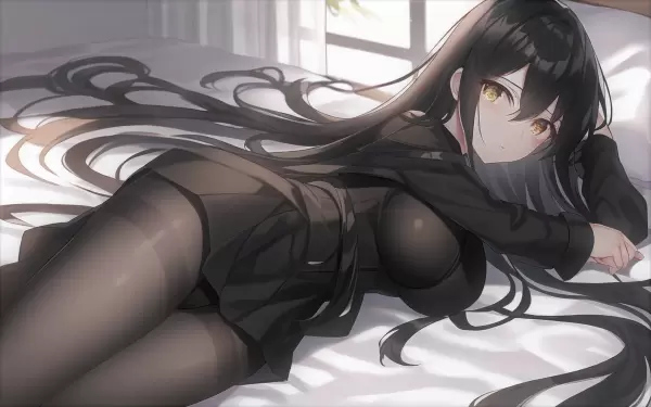 黒いほうの寝起き