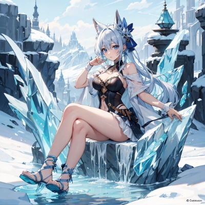 氷の城と氷の狼