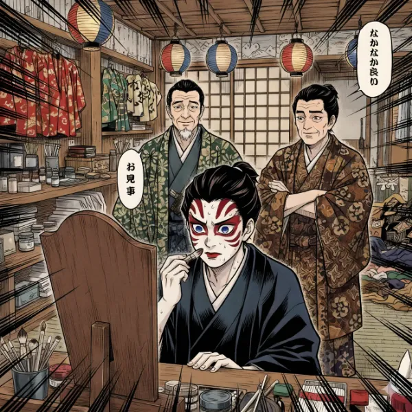 歌舞伎の道、楽屋の厳しい一時