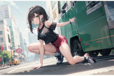 シュタッ