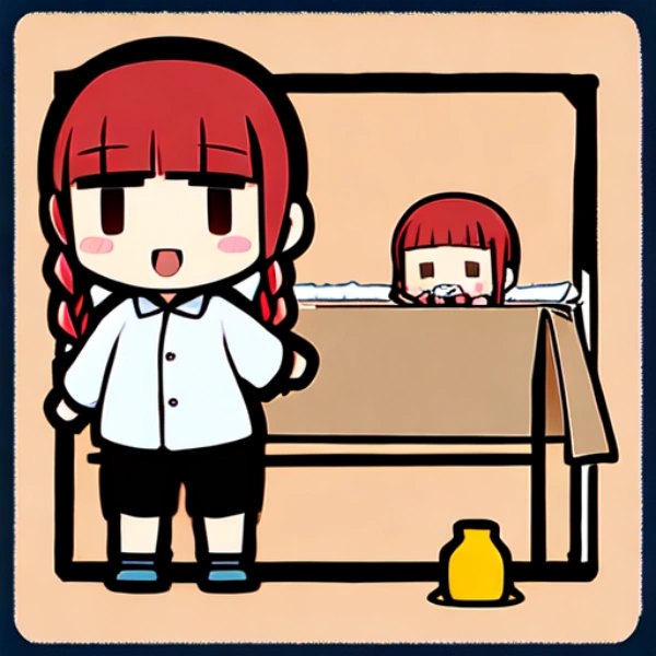 ダンボールに入ったちびなうちの子02