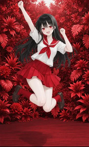 満面の笑顔