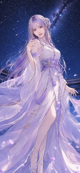 織姫コス（ラベンダーちゃん）