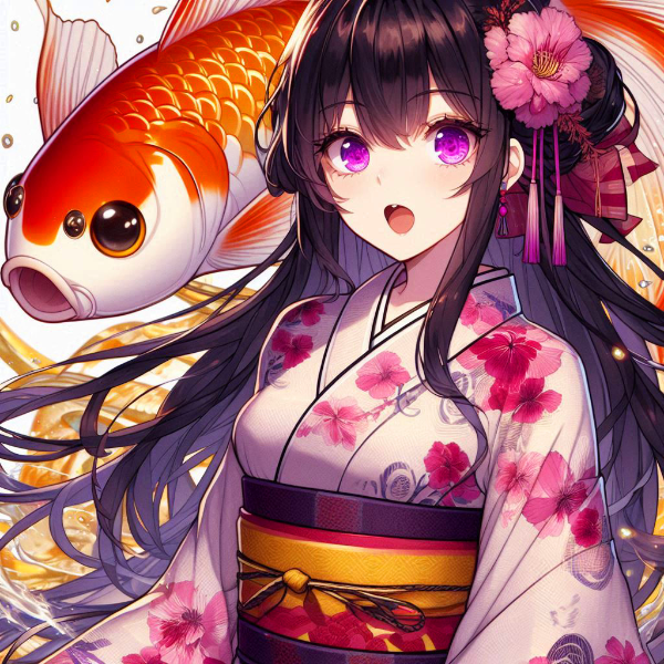 金魚と、うちの子★その1(10枚)