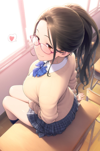 秋になって放課後も少し肌寒くなってきた♥