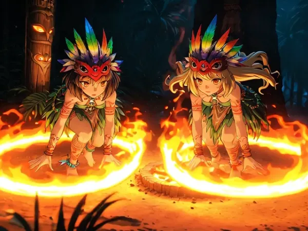 【動画】黒髪＆ブロンド・お祭り