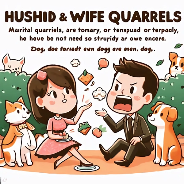 夫婦喧嘩は犬も食わない