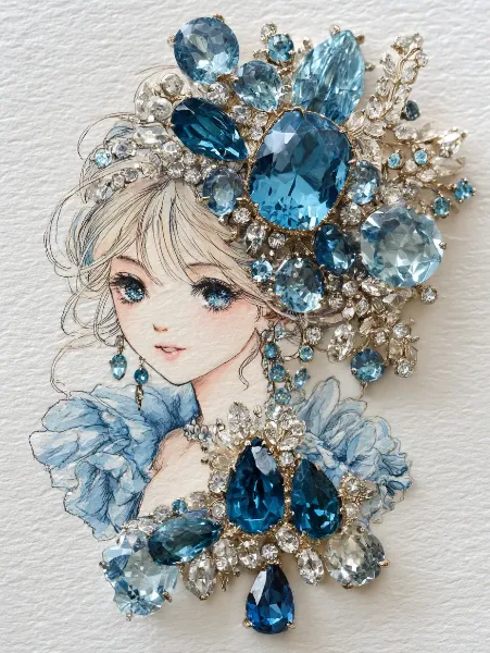 青き宝石の姫君と失われた輝き。