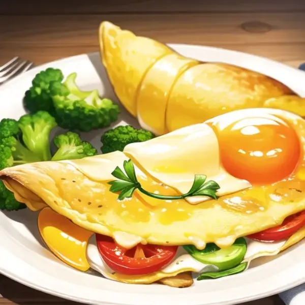 突然の飯テロ＊オムレツ