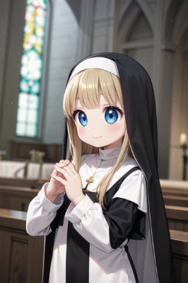 かわいいシスターさん