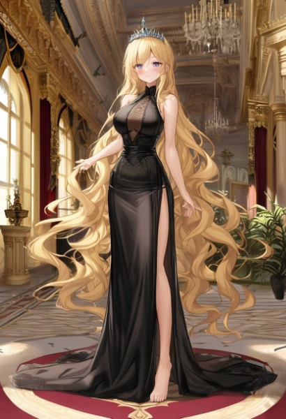 black dress