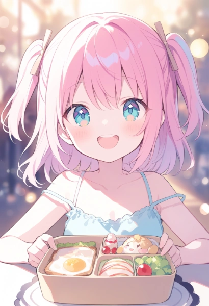 一緒にたべよっ🌸