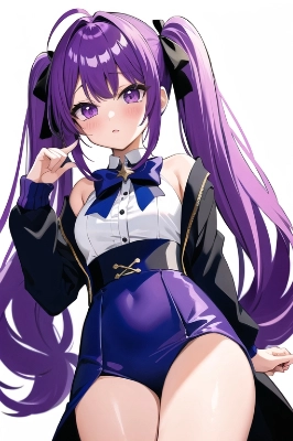 紫髪のツンデレアイドル