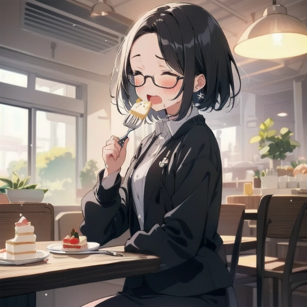 悲しい時はケーキで癒す