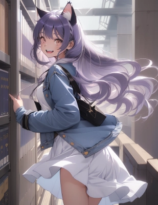 図書館にて v10