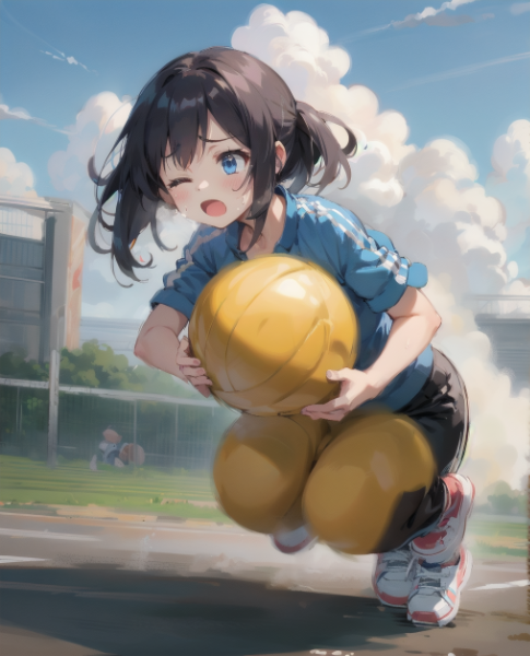 ジャージ少女とドッジボール！６