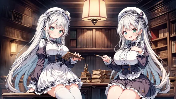 双子のメイドと古き図書館の秘密