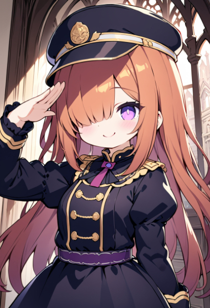 メカクレのミリロリ少女(リベンジ)