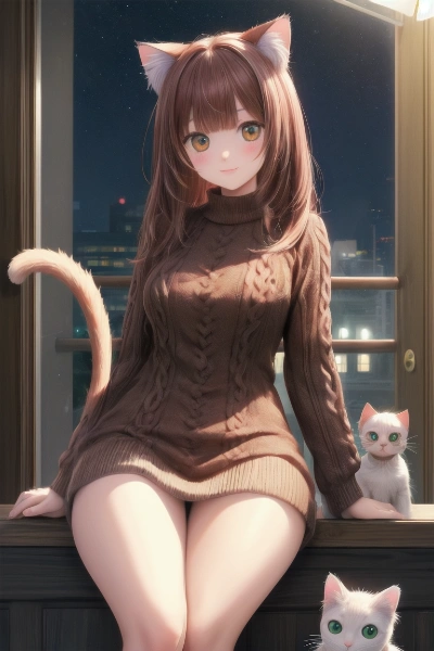 さきちゃん猫耳