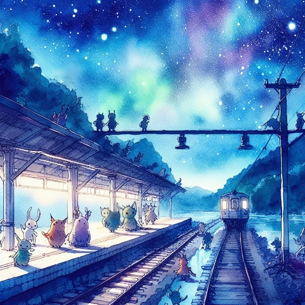 幻想生物たちの駅