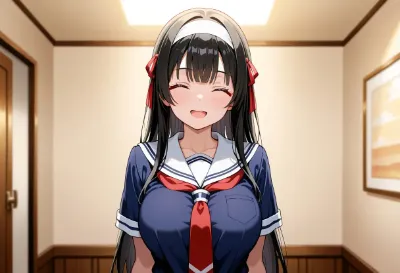 九条リオナの優しい表情