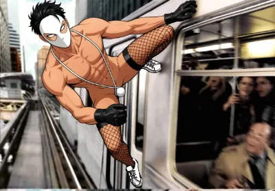 電車を駆けるヒーロー