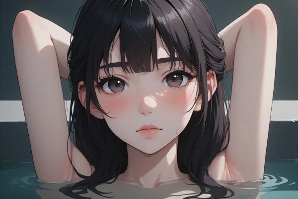 湯船に沈む少女の秘密の想い