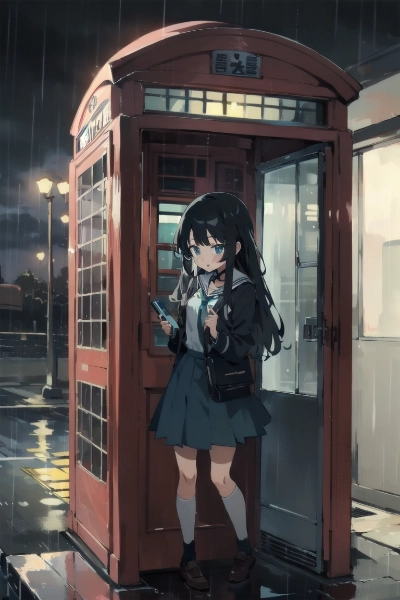 雨宿りするのに丁度いい?