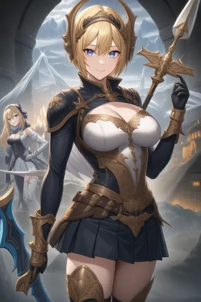 黄金の女騎士