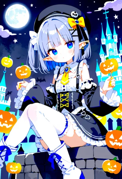 塔の間を抜ける声が、かぼちゃの灯に混ざるとき