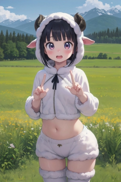 モフ子ちゃん②🐏