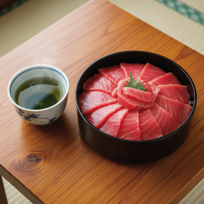 市場食堂の鉄火丼