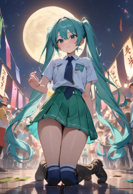 七夕の夜　幸運の女神と出会う