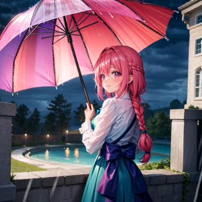 突然の雨