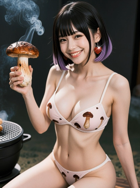 美咲さんと松茸💕大好物