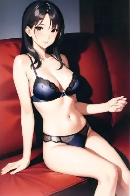 下着姿での解放感