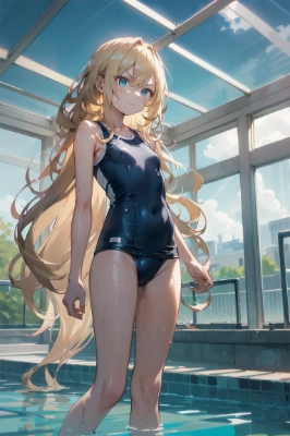 高慢でプライドの高いお嬢様は隠れて水泳の練習をしてるなんて恥ずかしくて言えない