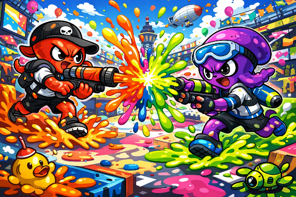 タコの縄張り争い