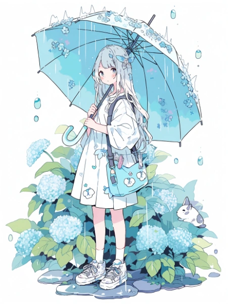 No.965 梅雨と女の子